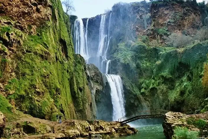 Day Trip to Ouzoud – View of Ouzoud waterfalls in Morocco