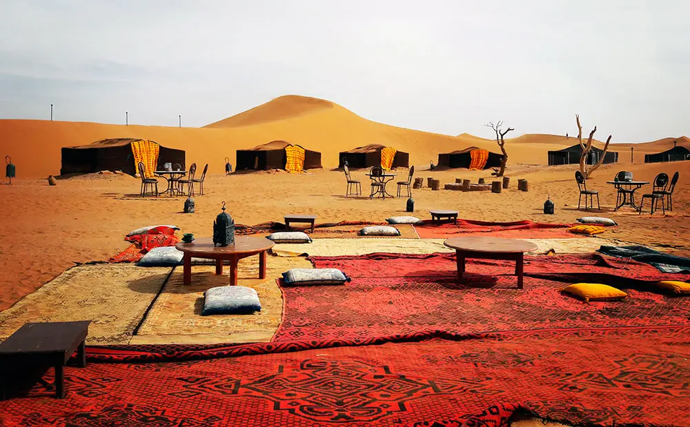 2 Days Tour Ouarzazate to Mhamid with camel trekking in the Sahara Desert
